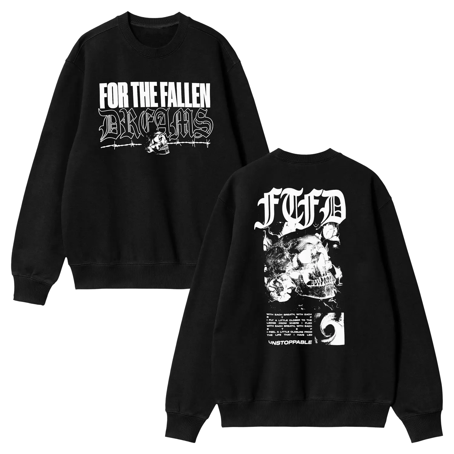 For The Fallen Dreams Crewneck Sweatshirt